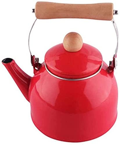 ZHANGZONG Bouilloire INOX Théière en Fonte Bouilloire sifflante Bouilloire Vintage Cafetière à thé avec Bouilloire Chaude, théière Bouilloire en émail Classique, Bouilloire à ébullition rapi