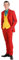 OppoSuits The Dark Comedian Party & Business Joker Anzug - Größe EU 54 / L - Kostüm Halloween, Karneval, Weihnachtsparty