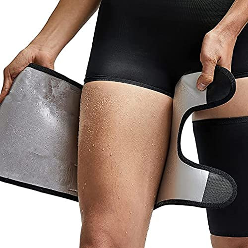Ruibuy Cinture Dimagranti per rifinitore per Cosce Fascia per Il Sudore per Sauna Shaper per la Coscia per Le Donne Esercizio di Fitness Una Coppia