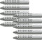 Faber-Castell - Dreieckradierer Grip 2001 (grau | 10er Pack)