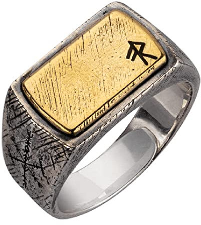 Wikinger 925 Sterling Silber Binden Runen Energie Ring für Herren Damen Verstellbar