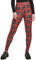 Urban Classics Damen Ladies Soft AOP Leggings Yoga Pants, redcheck, L