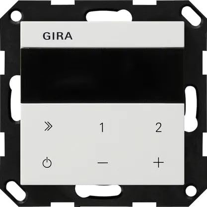Gira 232027 Unterputz-Radio IP, Internetradio, Reinweiß Seidenmatt