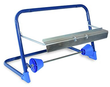 Wandhalterung für Putztuchrollen | für Industrierolle bis 40 cm Breite | Putzrollenhalter für Werkstatt, Industrie, Garage und Handwerksbetrieb