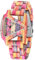 Tiong Damenuhr mit Holzdesign|Bunte Holzuhr mit verstellbarem Armband|Damen Quarzuhr| Locker & Alltagskleidung |Damen Holzuhr
