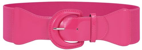 JasGood Breiter Damen Gürtel - Fashion Ledergürtel Mehrfarbig Optional - Bestes Geschenk für Mama, Freundin, Schwester - Geeignet für Formelle & Informelle Anlässe