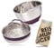 REISHUNGER Premium Upgrade Set für den Digitalen Reiskocher (1.5 l) - Edelstahl Reis Waschschüssel aubergine, Edelstahl Dämpfeinsatz & Reisset (8x200 g)