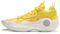 LI-NING Way of Wade 10 Serie City of Angels Herren-Basketballschuhe Futter rutschfest Professionelle Stoßdämpfung Sneaker Sportschuhe Gelb EU 42 1/3