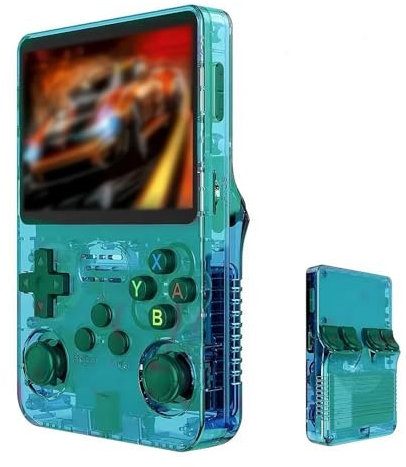 Consola de juegos portátil R36S, consolas de juegos de mano retro, consola de juegos portátil de 64 GB/128 GB, integrada más de 20000 juegos clásicos, con sistema Linux de código abierto y pantalla