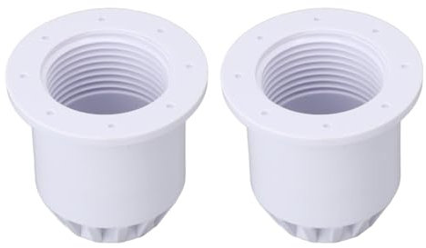 ZephyVita Pool Hose Adapter 2pcs Flexible PVC Conversion Adapter Above Ground Pool Heater Part for Pool SPA