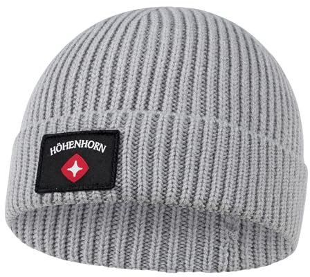 Höhenhorn Ronce Knitted Beanie Unisex Herren Grau