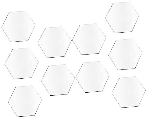 SHINEOFI 10stücke Klare Acryl Karten Zum Basteln Transparente Acryl Platten Multifunktionale Rohlinge Für Junge Mädchen Kleine Platten Für Täglichen Gebrauch Diy-projekte Und Künstlerische