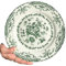 YLCYDLYU Platos Vajilla 2 Platos De Cerámica Vintage para Ensalada Y Postre, Vajilla para El Hogar-verde-10 Inches