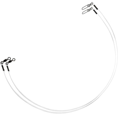 BKK Fluorocarbon Leader HD Pike Snap - 2 Spinnvorfächer, Länge/Tragkraft:50cm / 90lb