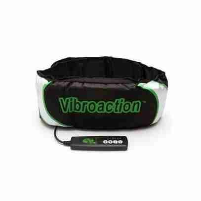 Cinturón Masajeador Adelgazante Eléctrico Vibroklackaction | Tonificación con Vibración y Calor Moderado | Mando Integrado y Bolsa de Transporte