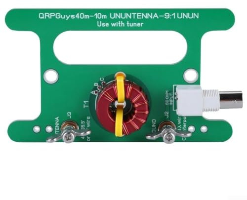 Balun portatile 9:1 per radio a onde corte, 40 m-10 m, amplificatore di segnale HF compatto per uso esterno SOTA (A)