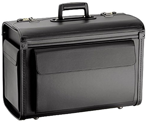 Bowatex Aktenkoffer Pilotenkoffer Akten Koffer 46 x32x20cm Klein Schwarz D & N