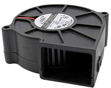 Adda Ventilador 75 mm 75 x 75 x 30 AD7524UB 24 V CC 0,27 A 6,48 W Air Fan 75 mm 7 cm 2 cables (+/-) Refrigeración