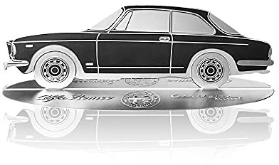 4R Quattroerre.it Auto-Modell, graviert, für Alfa Romeo Giulietta Sprint aus Edelstahl