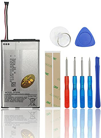 SwarKing Batteria di ricambio SP65M compatibile con Sony PS Vita PCH-1001 PCH-1101 Batteria con kit di attrezzi