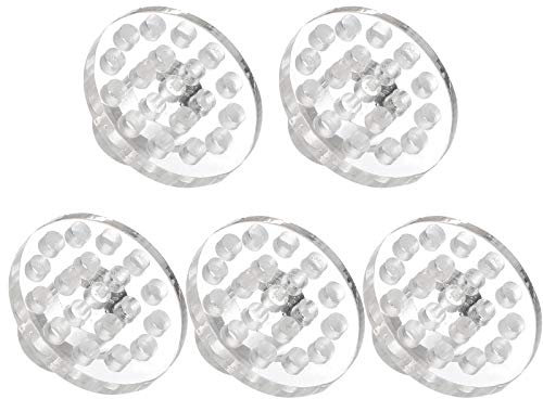 UKCOCO 5st Halterung Für Korallen Knöpfe Zerbrechlicher Steckerhalter Reef-frag-Rack Frag-Racks Magnetisches Frag-Rack Korallenhalter Aquarium Frag-Halter-felsen Acryl Runden Dekorationen
