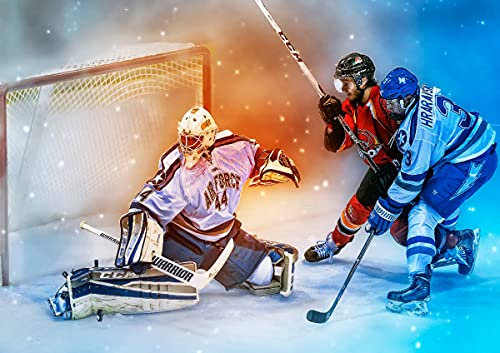 CALVENDO Poster 42,0 x 29,7 cm Querformat Ein Motiv aus dem Kalender Eishockey - Fight, Poster DIN A3 quer| Bilder, Kunstdruck, Wandbild, Wanddeko, Prints ohne Rahmen