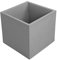 Ondis24 Pflanzkübel Vulkan Basalt 50, Blumentopf 50 x 50 cm, Garten Blumenkübel, Schiefer Optik Pflanzkübel mit Wasserspeicher, Pflanzenkasten hoch, Winterfest