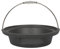 KAMaster Gusseisen-Aschekanne mit Griff für Mini-Max Green Egg Grill, Holzkohle-Aschetopf, grünes Ei-Zubehör, ein Muss für die Verwendung, perfekt gepaart mit Feuerrost/Kohlekorb für den Gebrauch