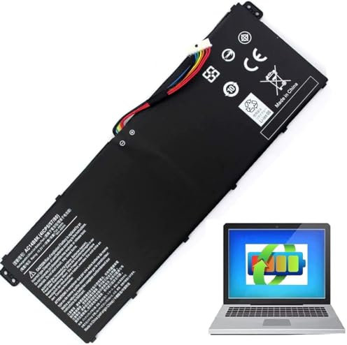 AC14B8K AP14B8K Laptop Akku Ersatz für Chromebook C730 C810 C910 CB3-111 CB5-311 CB5-571 CB3-531 Aspire ES1-311 ES1-411 ES1-421 ES1-431 ES1-520 ES1-521 ES1-523 ES1-531 ES1-572(15.2V 48Wh)