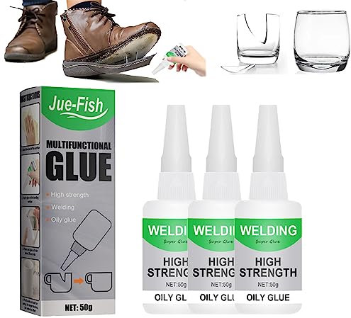 Jue Fish Glue - Jue-Fish Welding High-Strength Oily Glue - Jue Fish Multifunctional Glue - Uniglue Universal Super-Instant Glue for Metal, Plastic, Wood, Ceramics (3)