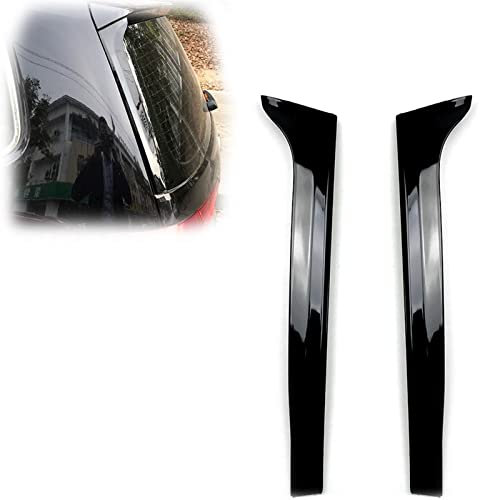 WMTCNC Auto Zubehör ABS Kunststoff Heckklappe Heckklappe Canard Splitter Shade Cover Lip Trim Für VW Für Touran 2016-2022 Seitenspoiler Flügel