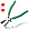 LEONTOOL Pinze da corsa per vetro da 15,2 cm con punte in gomma per tagliare chiavi in vetro con ganasce curve Pinze da taglio per vetro Utensili da taglio per chiave elettronica Installazione e