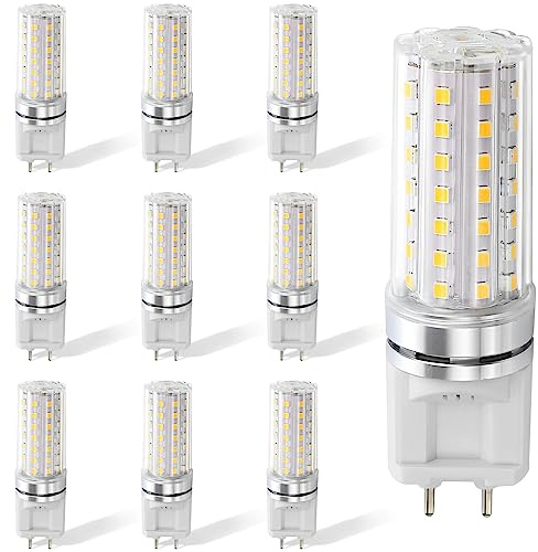 FYZDLAOR G12 LED Bulb 10 Watt 1500 Lumens G12 Light Source G12 Bi-Pin Base LED Corn Light Bulb (100 Watt Halogen Equivalent) AC 85V-265V, Not-Dimmable (10 PCS)