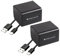 2er-Set Akku mit USB-C Eingang für die Sony FDR-AX53 / AX53 Ultra HD Camcorder (2060mAh) | mit Lade-LED