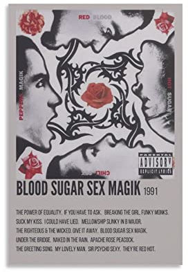 RAAMKA Poster und Drucke Senza Cornice Poster di magik di sesso di zucchero nel sangue Poster da parete per ragazze adolescenti Decorazioni per la casa Poster da cucina 50x70cm