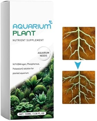 Aquarium Plant Food, Freshwater Aquarium Plant, Freshwater Plant Supplement, Fish Feeding Floating, Floating Plant for Keeping Food Plants in Place and Out of Filter for Fish Tank