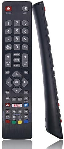 Replacement Blaupunkt TV Remote Control BLF/RMC/0008 for HD LED 3D Smart TV, Blaupunkt TV Remote BLFRMC0008 with Shortcut Buttons, No Setup Required