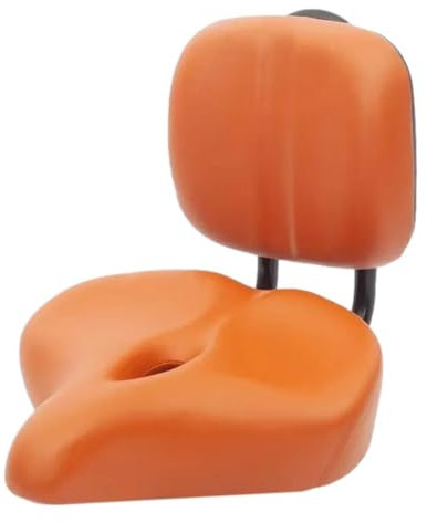 Rückenlehne Sattel Fahrradsattel Übergroßer Breiter Fahrradsitz Dreirad Sattelsitz Komfortable Weich Sattel Bequem Weich Memorys Foam Ergonomisch Stoßdämpfend Atmungsaktiv Fahrrad Sattel