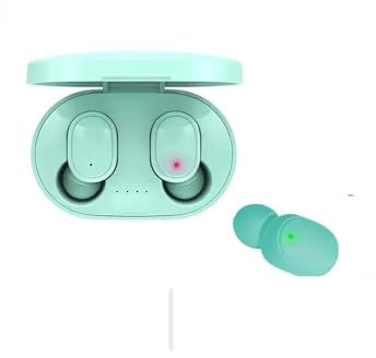 MYSSJS Cuffie Bluetooth TWS A6S Auricolari bluetooth Auricolari Con Cancellazione Del Rumore Cuffie bluetooth Con Microfono Per Xiaomies Redmies Impermeabili Earbuds(Green)