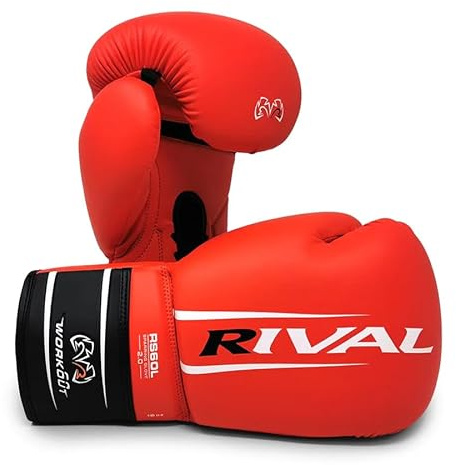 RIVAL Guantes de boxeo RS60 2.0 con cordones, superficie de perforación más grande para máxima protección