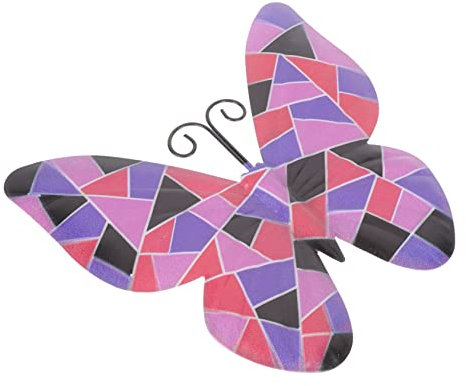 BIUDECO Elegante Schmetterling Wanddekoration Eisen Handwerk Hängen Home Ornament Wandkunst