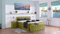 Boxspringbett Yara 240x220, DS-Apfelgrün, 7-Zohnen Taschenfederkernmatratze, Ergoflex - Inklusive Aufbau - Deutscher Hersteller