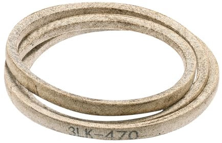 sourcing map 3LK470 Cord Belt Grey, 3/8 x 47 Lawn and Garden Aramid V-Belt for Mower Deck