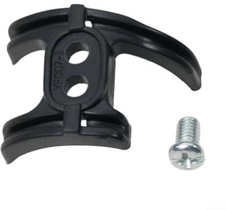 Bicycle Cable Guide Under Bottom Bracket Shifter Gear Cable Guide With Fixing Screw,For Bike Frame Anti-Wear Dual Position Installation(black)