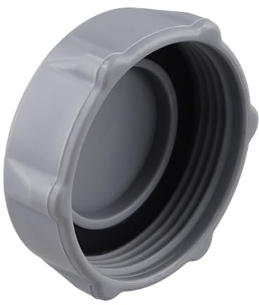 Drain Plug-Cap Pools Valve Cap, Spare Part Drain Valve Cap (Grey) for Pools P6H1158ASS16, Plastic Material