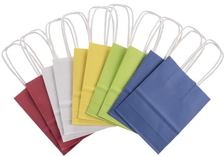 Papier Tragetaschen Set, 10 Stück