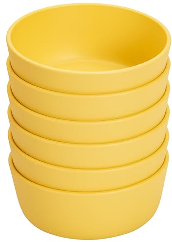 Betzold Schüssel-Set | 6 Teile, bruchsicher, spülmaschinengeeignet, aus Biokunststoff