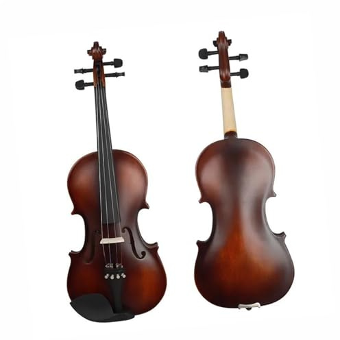 Diese Vintage-Geige Aus Mattiertem Ebenholz Eignet Sich Für Anfängerprüfungen Und Professionelle Streichinstrumente. Akustische Violinen(4/4)