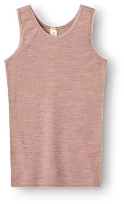 Dilling Kinder Unterhemd aus 100% Bio-Merinowolle – 1x1 Glattstrick, Mulesingfrei & Temperaturausgleichend – Unisex Tanktop für Jungen & Mädchen