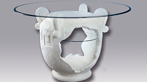 Medusa Tisch Designer Esstisch Glastisch Esstisch Mäander Barock Säulen Wohntisch Tisch Nr.1 k70 Versa